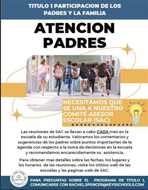 Title 1 Parent & Family Spanish